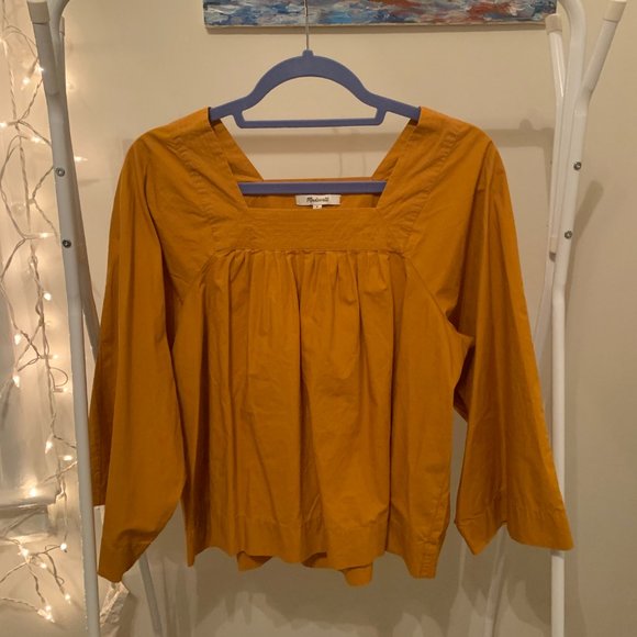 Madewell SQUARE-NECK TOP - Picture 2 of 4